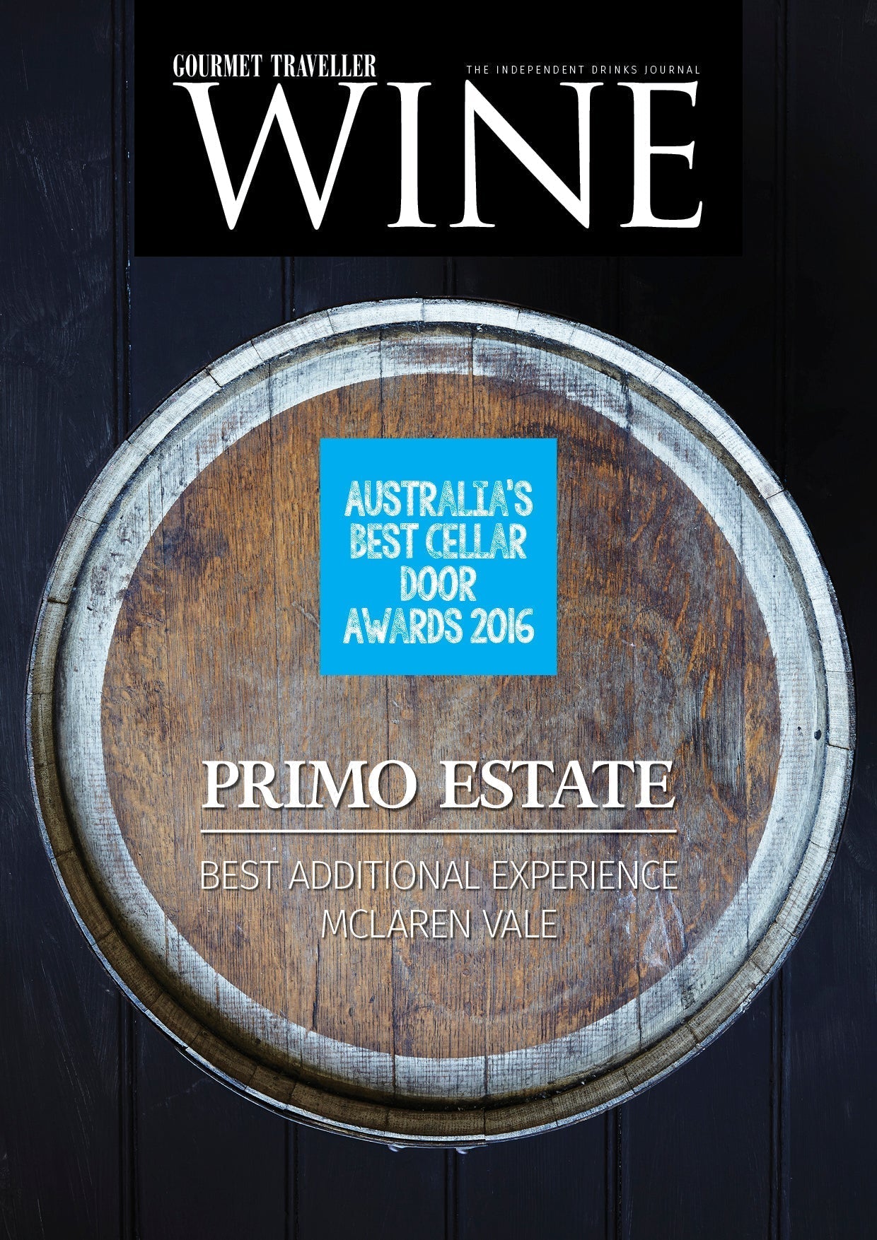 Our JOSEPH Experience makes Gourmet Traveller Wine magazine's list of Australia's Best Cellar Doors