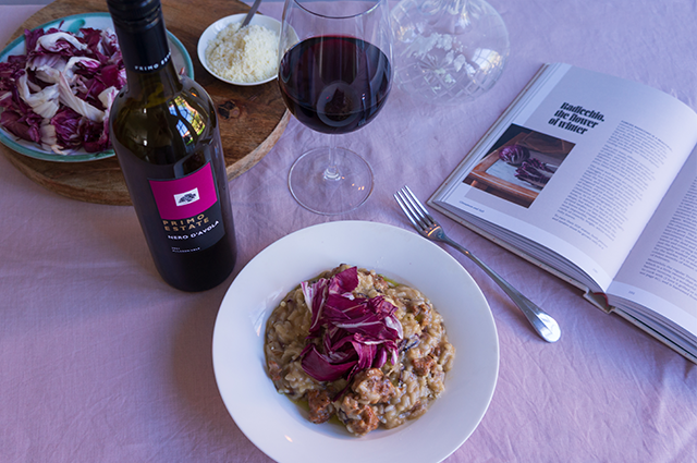 Risotto Con Salsicce e Radicchio