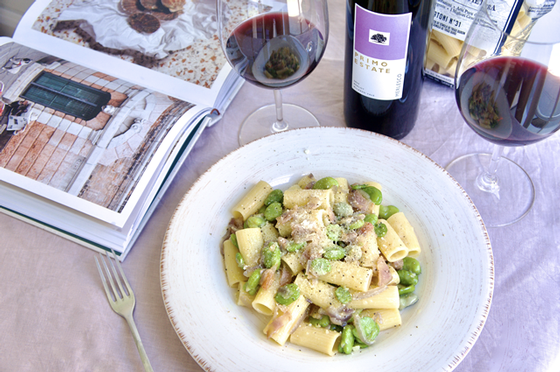 Rigatoni with Pecorino and Crispy Guanciale