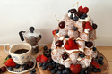 Pandoro Christmas Tree Cake