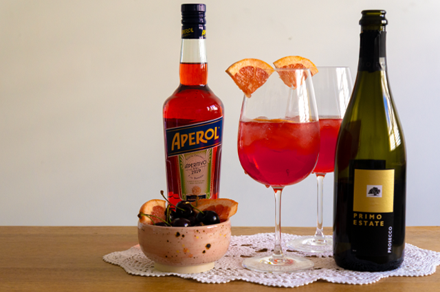 Our Christmas Cranberry Spritz