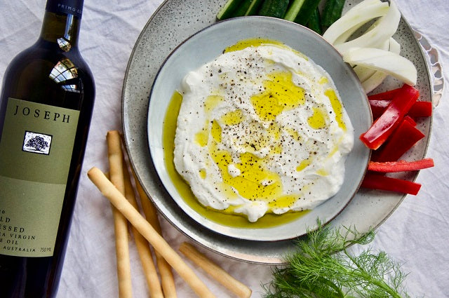 Goat's Curd Pinzimonio with JOSEPH Olive Oil