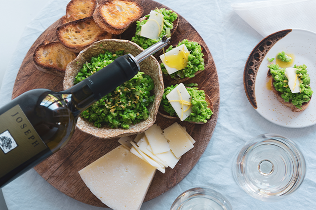 Fava Bean & Pecorino Crostini