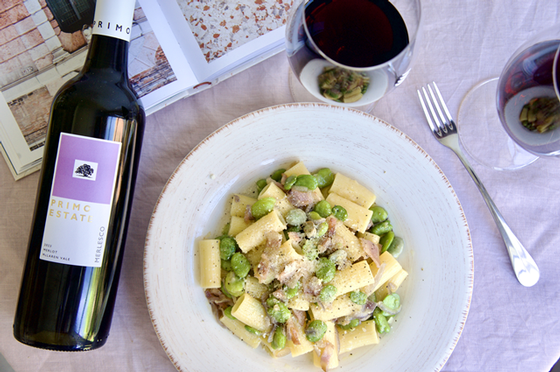 Rigatoni with Crispy Guanciale – Primo Estate