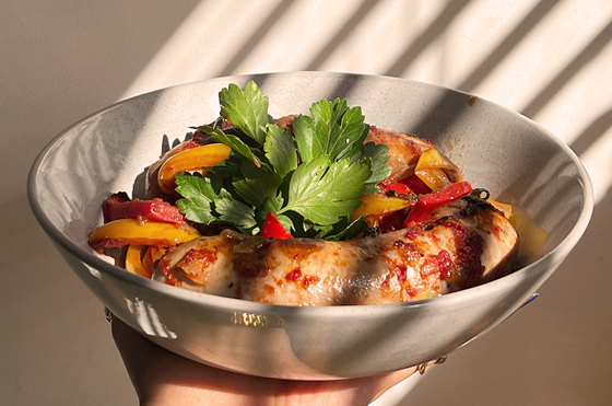 Shiraz-braised Sausages