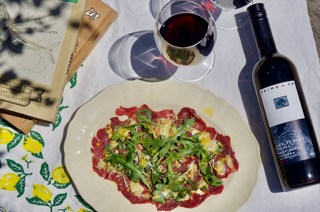 Beef Carpaccio with Aged Vinegar Aioli