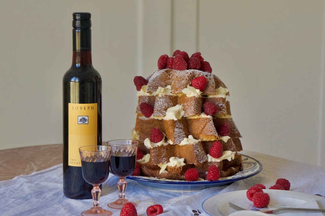Pandoro Christmas Tree Cake