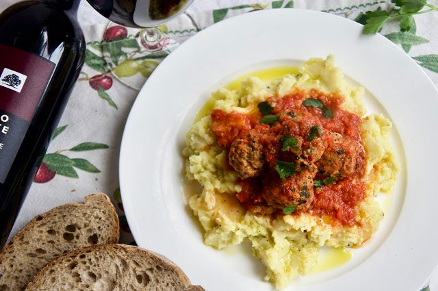 Polpette Al Sugo - Meatballs in Hearty Tomato Sauce