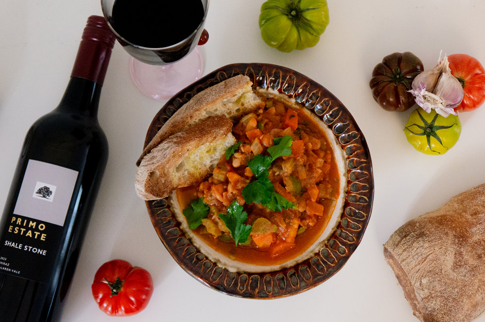 Tuscan White Bean Stew with Sicilian Olives