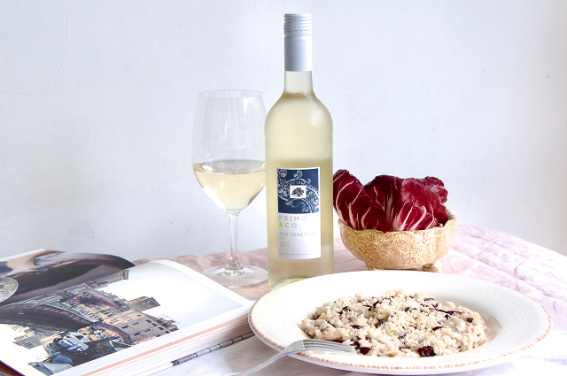 Radicchio and Cheese Risotto